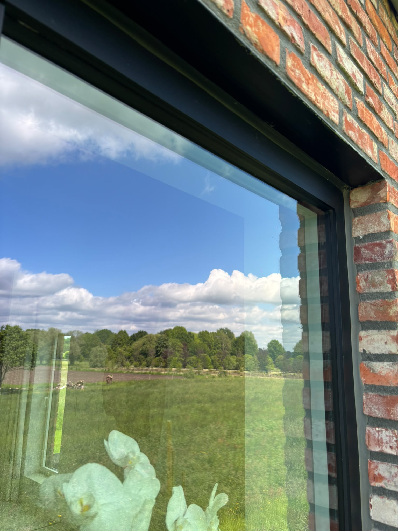 Ramenreiniging na de reiniging